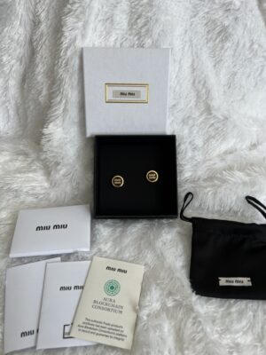 New miu miu earrings