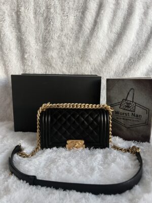 Used like very new chanel boy 8 micro ship