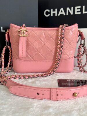 Like new Chanel GB small pink holo27