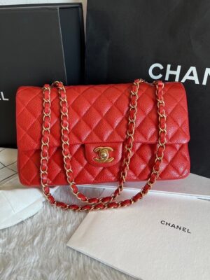 Chanel classic Caviar Perry holo 20 GHW