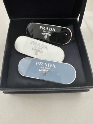 New Prada Metal Hair Clip