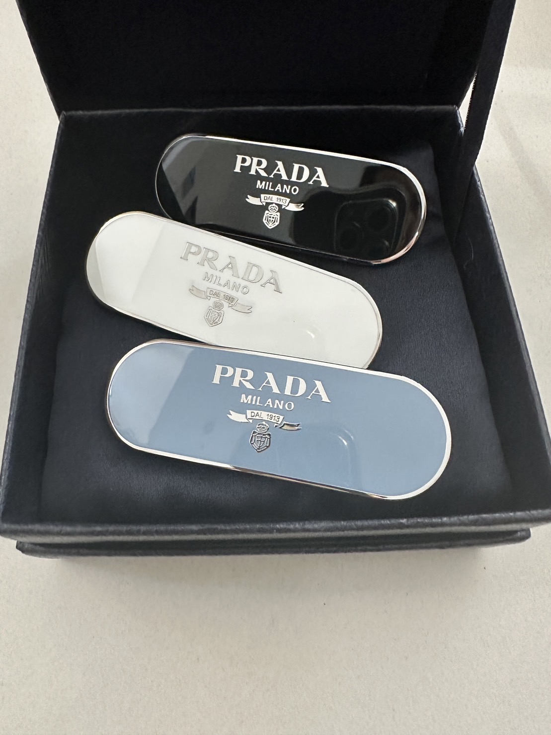 Prada Metal Hair Clip