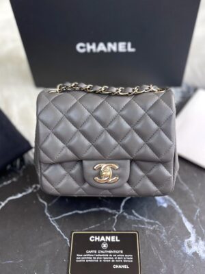 Good condition Chanel mini 7 holo 30 GHW lamb skin