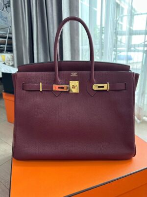 Used in good condition birkin 35 หนัง F Jord GHW Stamp#J