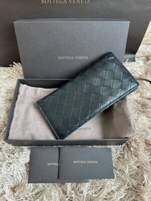 Used Bottega Long Wallet