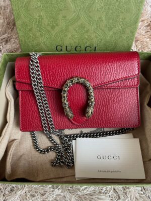 New Gucci Mini คริสตัล สีแดง