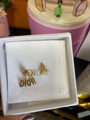 New Dior Earrings fullset rec copy thai