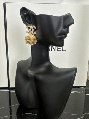 ต่างหู new Chanel Earrings fullset ขนาด 2 cm