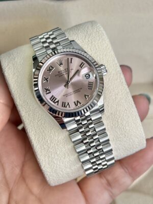 New Rolex Datejust 31mm หน้าชมพู ขอบ Whitegold