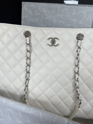 Kept unused Chanel Large Tote Bag caviar shw microchip