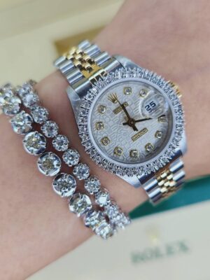 👑Used Rolex Datejust Lady size 26 mm.Ref.69173