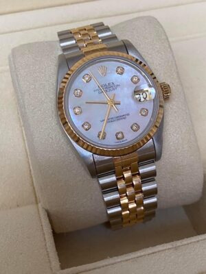 👑Used Rolex Datejust Boysize 31 มม. MOP Ref. 68273 Automatic