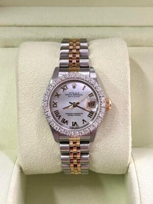 👑Used Rolex Datejust Lady Size 26 mm.MOP. ✅หน้ามุกขาวโรมัน