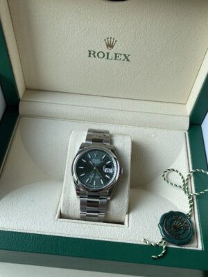 New Rolex Datejus Green mint 36 mm 06/2023