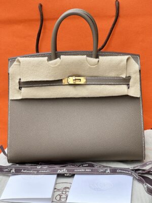 New Hermes birkin 25 Etoupe Epsom Stamp B