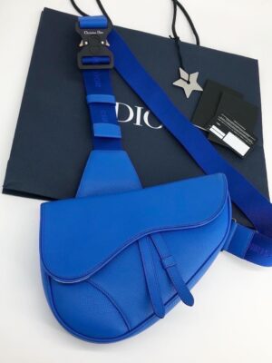 (Like New! ) Dior Oblique Saddle Belt Bag Dc19