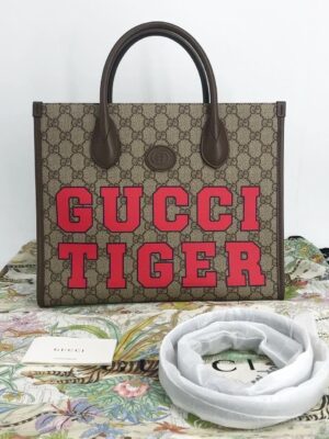 (New!) Gucci Tiger Small Tote Limited