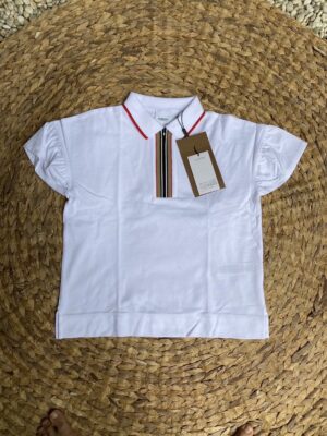 New เสื้อ Burberry Polo Shirt อก 38 ไซด์ 32-36