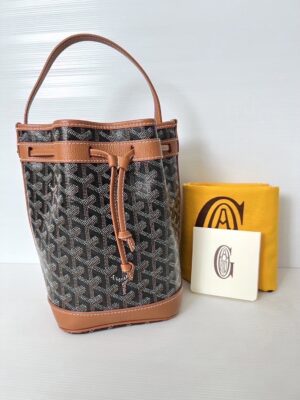 Like new Goyard Petit Flot Black-Tan