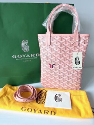 New G O Y A R D Limited Edition Poitiers Bag Rose Poudre Pink