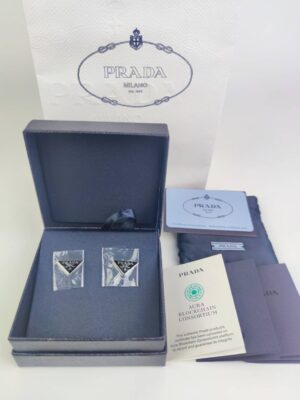 New Prada Earrings Full box