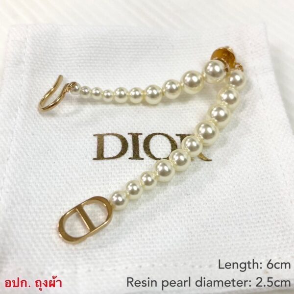 Dior Pearl And Goldtone Metal 30 Montaigne Earrings