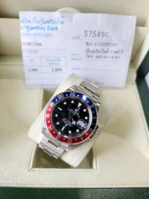 👑Used Rolex Gmt master2 Pepsi ขอบฟิลม์​ ✅Series​P​ (ปี2003)