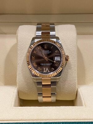 Used Rolex Datejust 31mm VI diamond Ref. 178271 ✅หน้า Chocolate เพชรVI