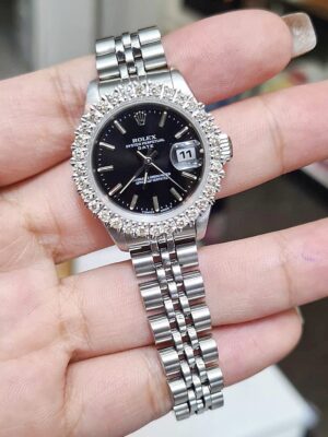 👑 Used Rolex lady size 26 mm. ✅หน้าดำขีด